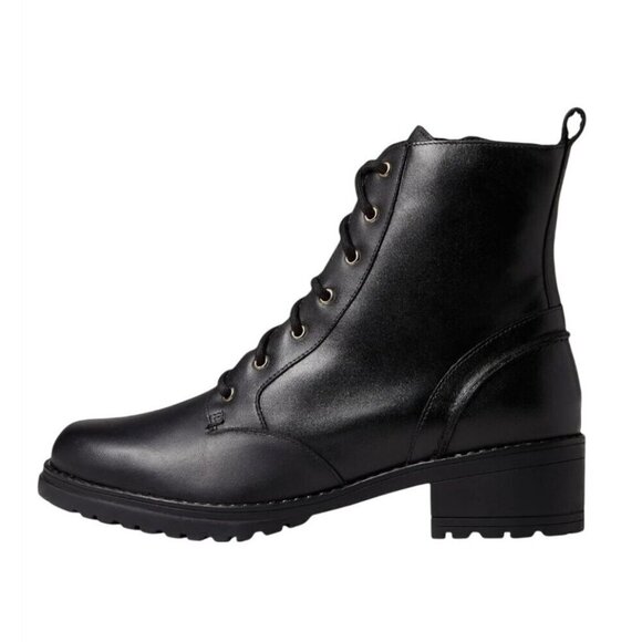 COLE HAAN / Camea WP / Grand Pro Rally / Waterproof / Combat Boot US / Black Lac - Picture 2 of 10